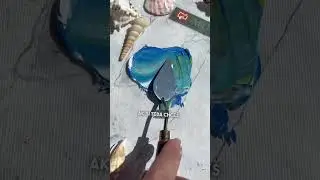 Namiešaj si azúrový odtieň akrylovej farby a trenduj nie len bytovému designu 💙 #artmie #azurepaint