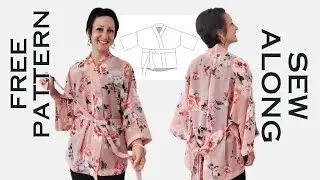 Sew a Kimono Robe Jacket | Easy Sewing Tutorial for Beginners!