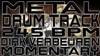 Metal Drum Track - 245 BPM - Momentary