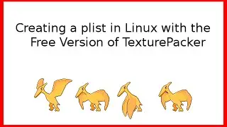 Using TexturePacker, in Linux, to create a plist.