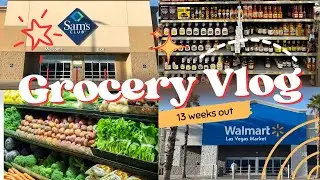 Grocery shopping with me | Sam's Club & Walmart | Road to Olympia 2024 | Ep- 3