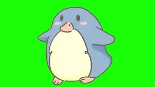 Green Screen  Penguin Animation : No Copyrights