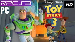 PS3 TOY STORY 3 on PC HD 60fps RPCS3 emulator gameplay DISNEY PIXAR