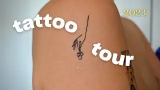 tattoo tour ✨ | regrets, tattoo artists, pain level, dainty tiny minimal @thisiseliseyu