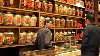 Hong Kong Traditional Chinese Medicine at Wing Lok Street Bonham Strand West