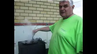 Готовим лагман на мангале.