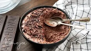 Chocolate Mousse Recipe  | Emojoie ASMR cooking