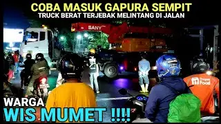 Gak ada Yang Mau Ngalah ‼️Antrian Panjang Terhalang Truck Muatan Rig Bor