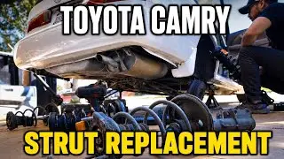 How to replace struts and shocks on a Toyota Camry