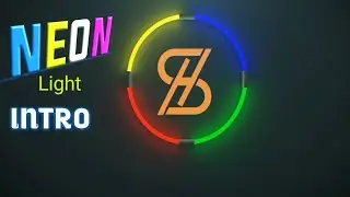 How to make a neon intro || electric neon text motion || create neon light intro in kinemaster