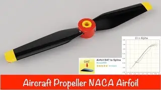 Propeller NACA Airfoil - Fusion 360 Modeling