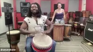 Dramane Kone Plays Numanu Healing Rhythm for Global Rhythm Sangha 2024