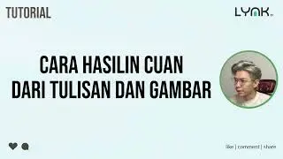 Cara Jual Konten Foto dan Tulisan Eksklusif dibawah 1 menit | LYNK.ID TUTORIAL