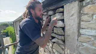 Pointing in lime to fix a damp cottage part 1 breaking out and backpointing