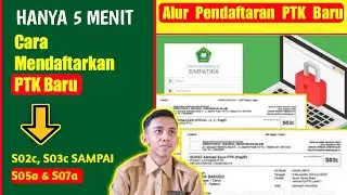 Hanya 5 Menit Mendaftarkan Ptk Baru Di Simpatika