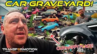 EXPLORING THE ULTIMATE CAR GRAVEYARD | TRANSFORMOTION VEHICLE REBUILDS