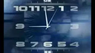 Часы первого канала (2000-2011) вечерняя версия