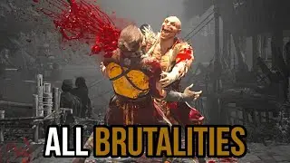 Mortal Kombat 1 - ALL Baraka's Brutalites [4k HDR]