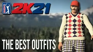 PGA TOUR 2K21 - The Best Outfits at Pearl Mountain Golf Club!