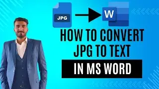 How to Convert Jpg/Image to Editable Text in MS Word