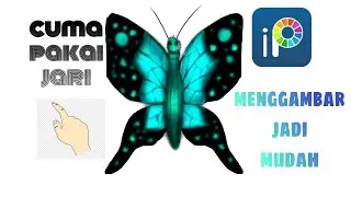 Cara menggambar kupu-kupu di Ibis Paint X