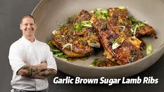 Garlic Brown Sugar Lamb Ribs ｜ Popular Entree  ｜Easy Recipe｜4K ｜