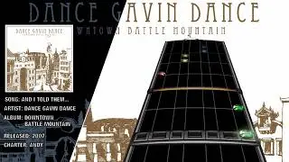 And I Told Them I Invented Times New Roman - Dance Gavin Dance (Drum Chart)