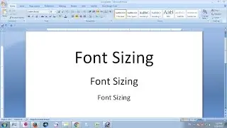 Increase or Decrease Font Size with Shortcut key in MS Word New