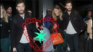 Jamie Dornan with a Beautiful Girl at Airport❤️ || 😎Jamie Lovers😎 - Guess Who is that Girl !!!😍