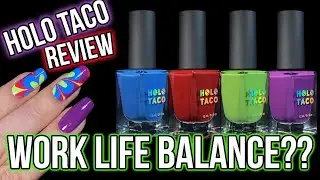 Holo Taco Work Life Balance Creme Polish Review