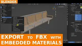 BLENDER - How to export FBX with embedded Materials and Textures
