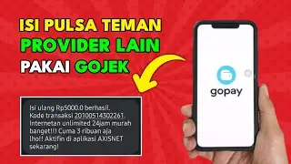 ✔️ WORK!! Cara Transfer Pulsa ke Provider / Operator Lain Lewat GoPay