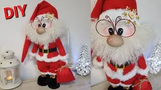 🎅🏼Babbo Natale fai da te ❤️Facile e senza cucire