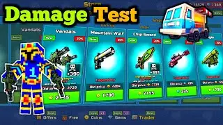 Traders Van Weapons Damage & Stats | More Tournament Weapons - Pixel Gun 3D