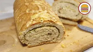 Чесночный хлеб с травами. Ароматный домашний хлеб с чесноком и травами.