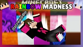 INSANE RAINBOW DROPPER | Psychodelic Rainbow Madness | Minecraft Map