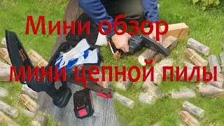 Обзор мини цепной пилы.