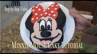 Cake DIY: Minnie Mouse Cake Tutorial ( Step by Step video)/ by Cup n Cakes Gourmet