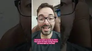 Você precisa de ajuda de verdade no TCC? Eu te vejo às 20 horas aqui no 