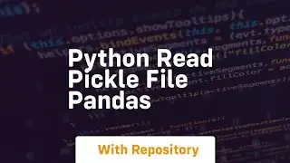 python read pickle file pandas