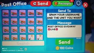 🔴LIVE🔴- POST OFFICE GIVEAWAY |PARTNER EXPERIMENT TOILET TOWER DEFENSE