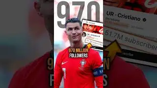 Cristiano Ronaldo has over 970 million followers 🤯🐐 #ronaldo #cristianoronaldo #cr7 #football