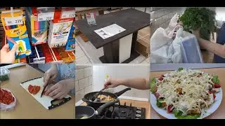 ПОКУПКИ К ШКОЛЕ\МЕБЕЛЬ В АШАНЕ\ЗАКУПКА ПРОДУКТОВ\ПЛАНИРУЮ\ВКУСНЫЙ УЖИН\САЛАТ ЦЕЗАРЬ