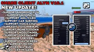 SHARE CLIENT ALYN V16.1 TERBAIK ANTI FC SUPPORT ANDROID 13-14 TERBARU