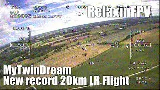 🛫 MTD FPV -  Long range personal record @ 20km - Pitlab + Dragon link