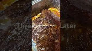 At home sitting around in had a taste for some ribs 😮‍💨🤤three hours later #bbq #ovencooking