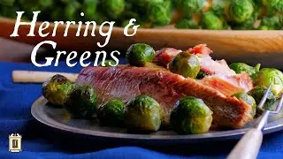 Red Herring and Brussell Sprouts Historical Recipe From 1767 - 18th Century Cooking