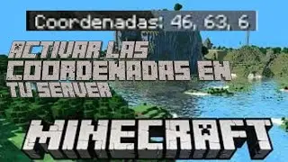 Cómo activar las coordenadas en tu servidor de Minecraft (pe) minehub