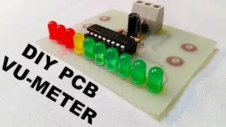 Vu-Meter PCB DIY at Home