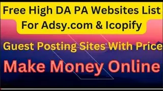 GBOB websites list for guest posting | GBOB course step by step | how to adsy.com | munno Tech